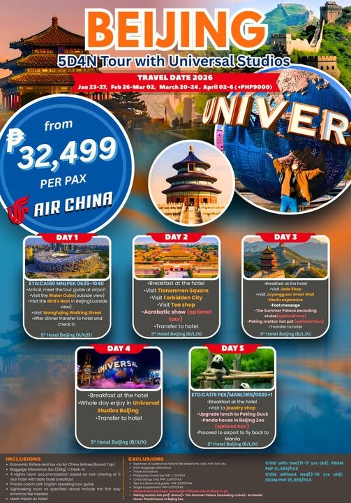 Bangkok City & Temples 4D3N